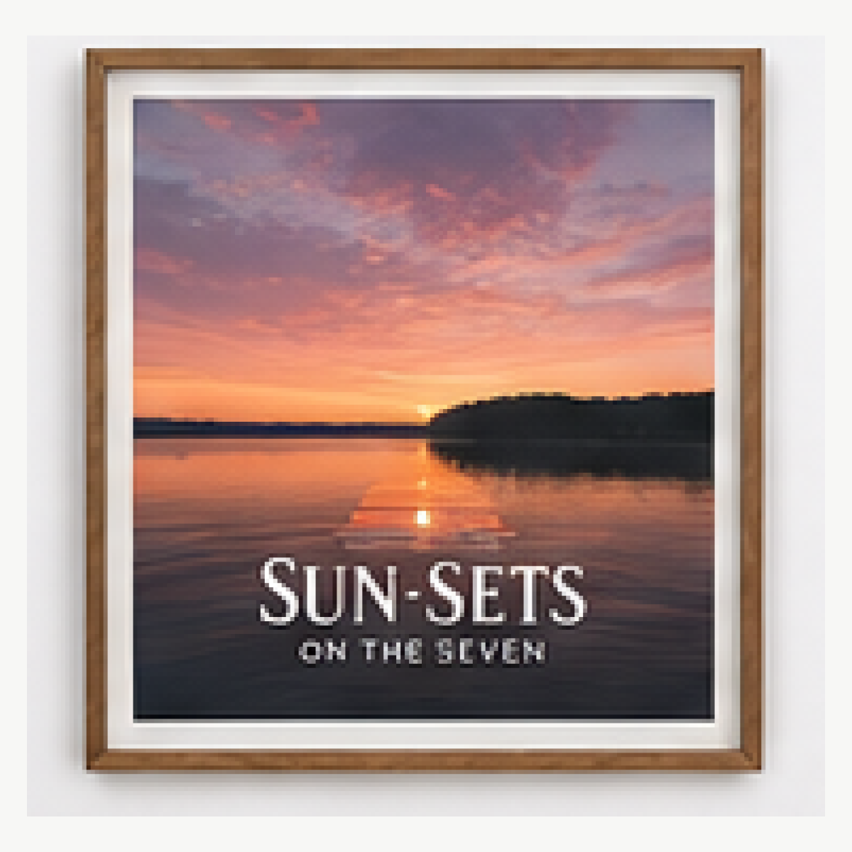 Framed Sunset Wall Print
