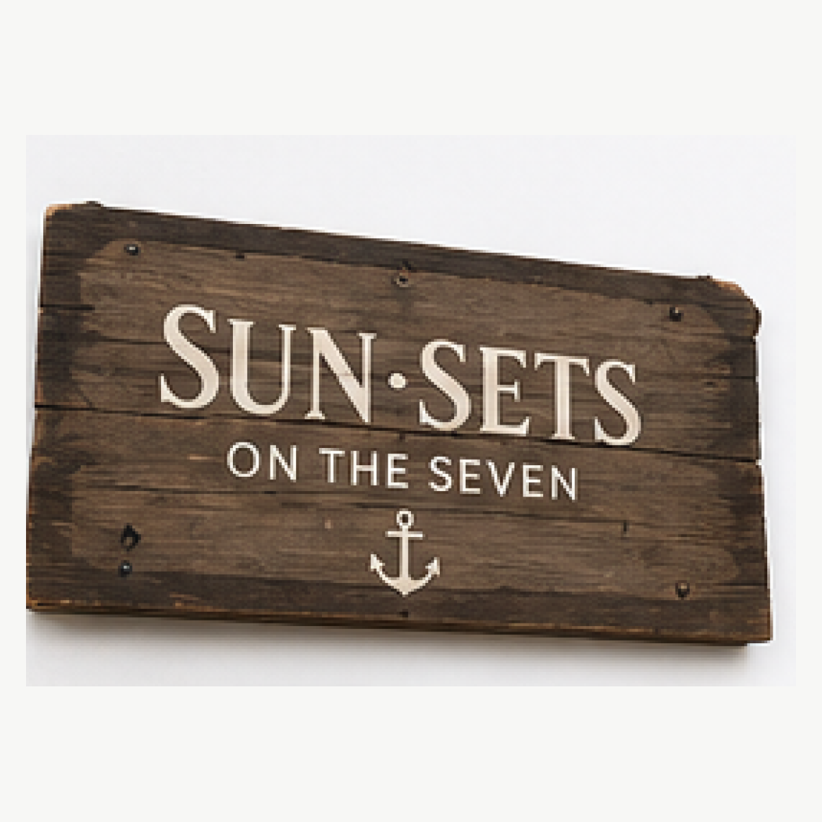 Rustic Boat / Dock Sign